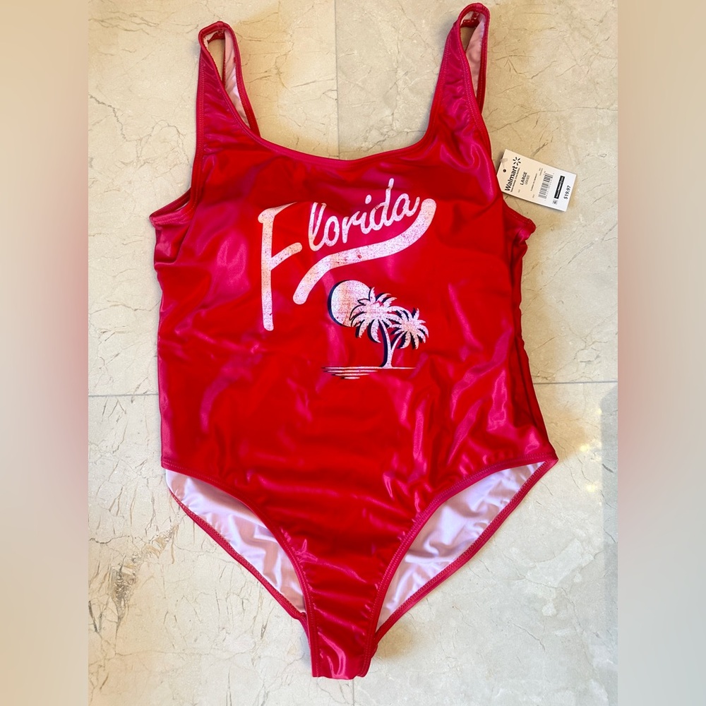 Women’s Red one piece swimsuit